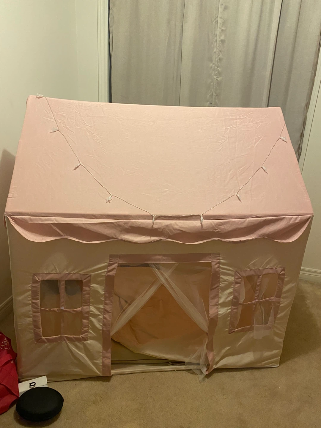 Kids Play Tent with String Lights - photo 4