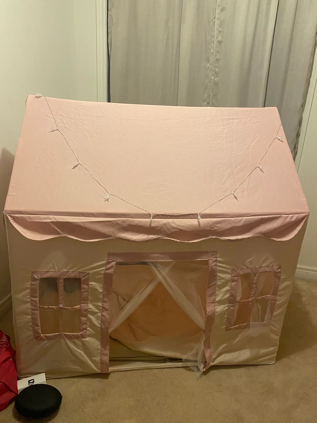 Kids Play Tent with String Lights - photo 5