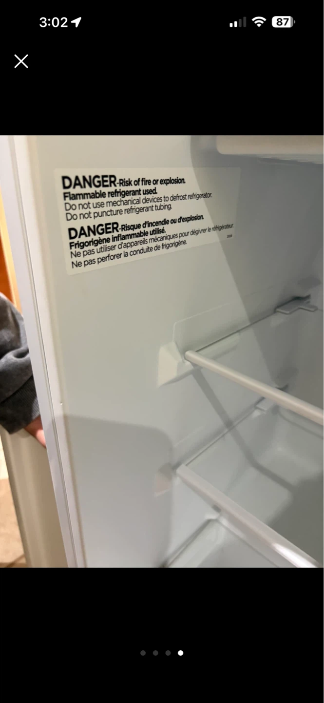 Master Chef White Mini Fridge - photo 4