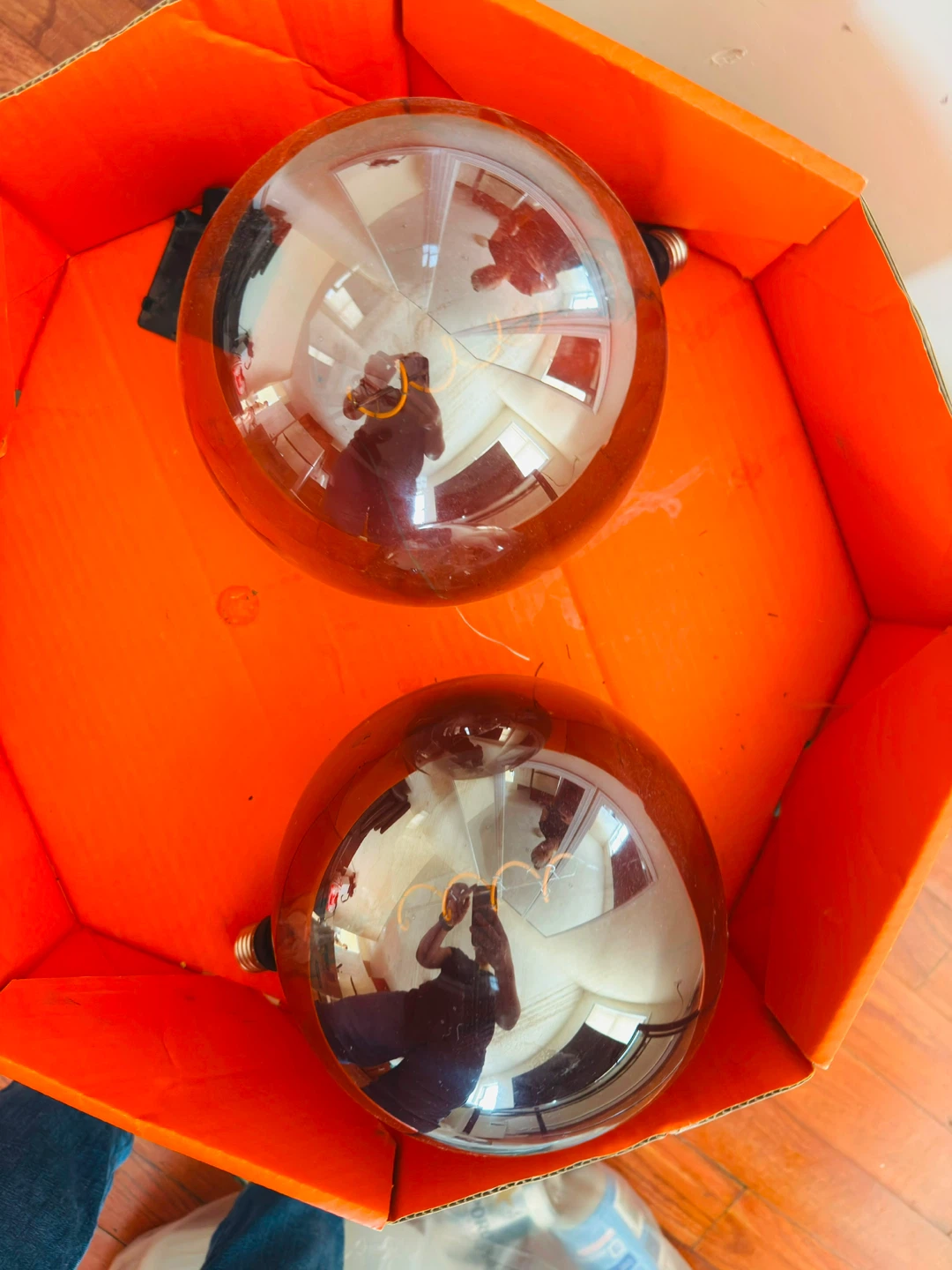 2  Amber Glass LED Bulb, Warm White - photo 5
