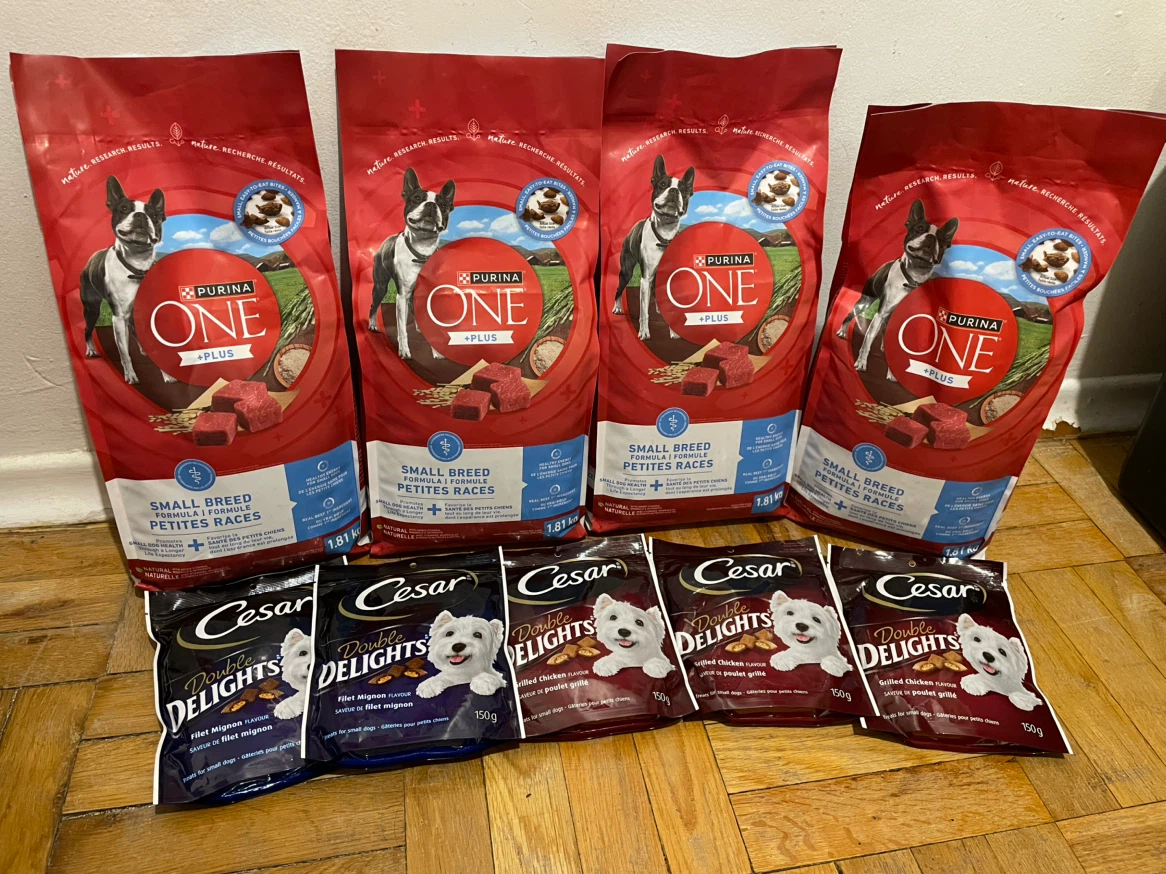 Brand New Small Dog Food & Treats Lot