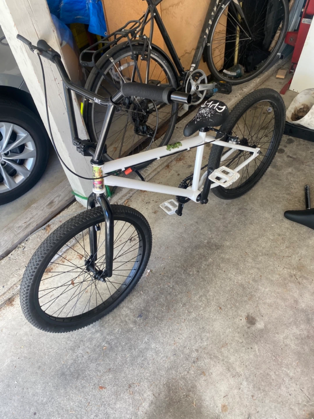 White BMX Bike