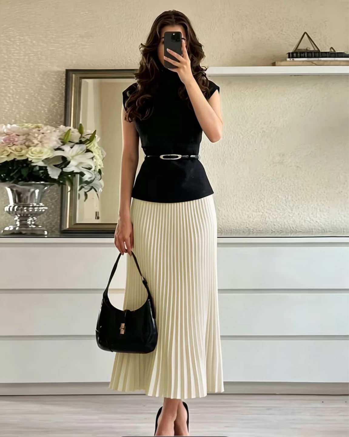 Pleated Maxi Skirt and top - photo 2