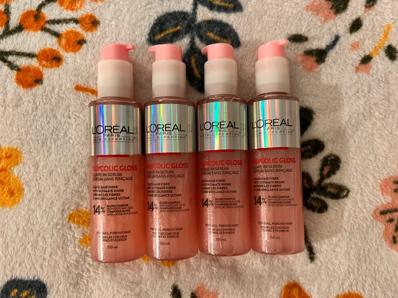 L'Oréal Paris Glycolic Gloss Leave-In Serum (Set of 4)