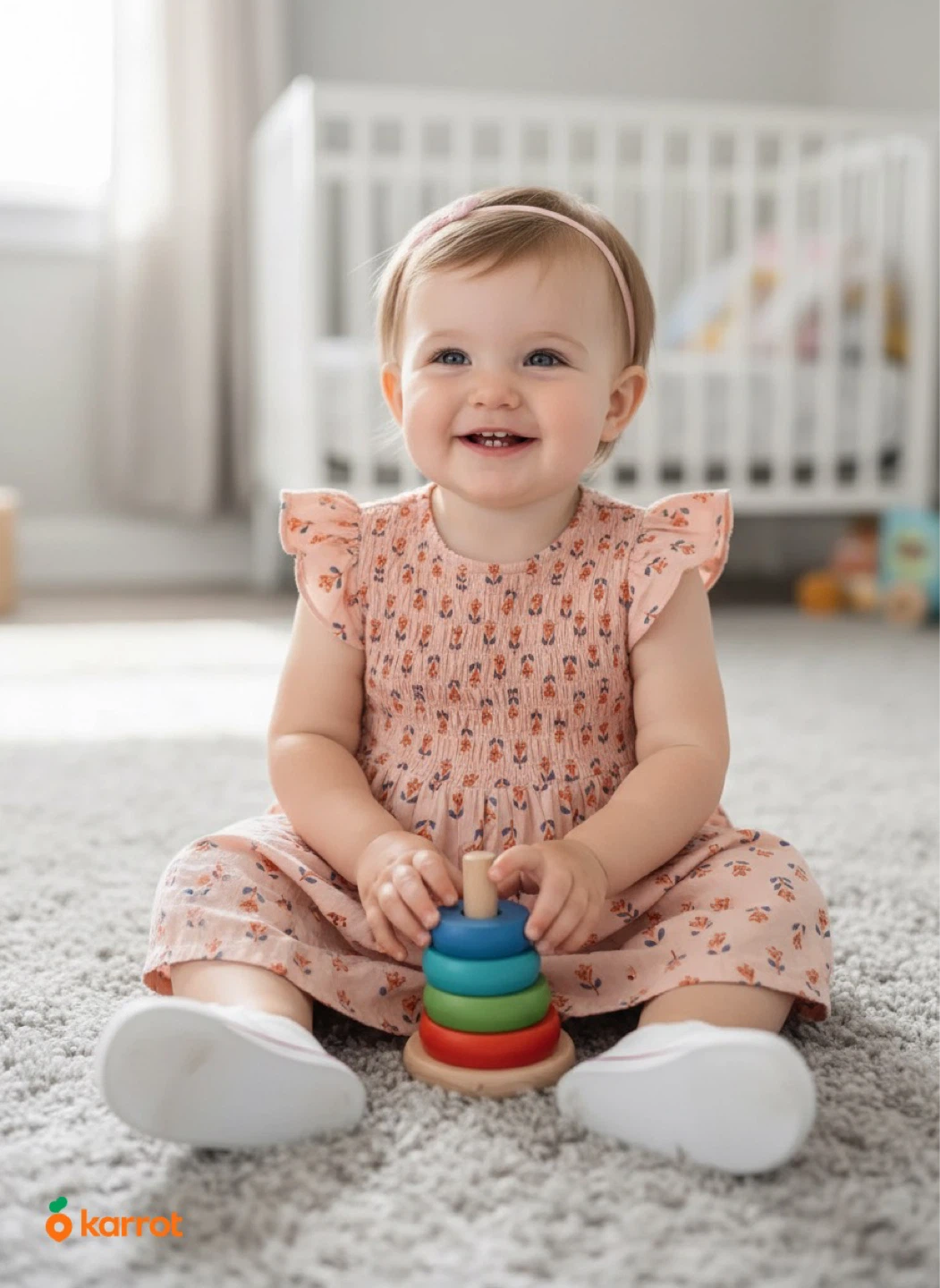 Carter's Floral Smocked Dress