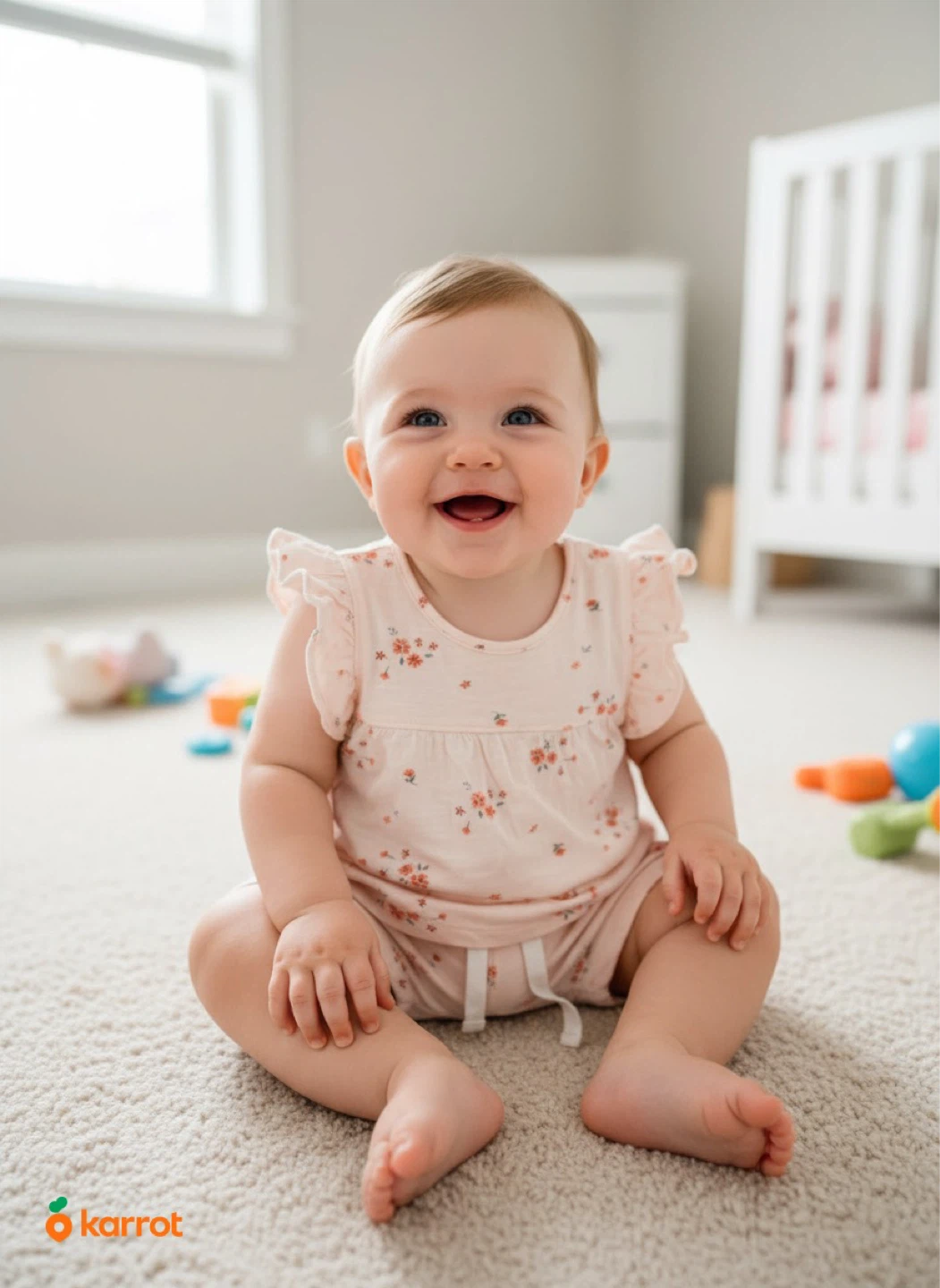 Modern Moments Floral Baby Outfit Set