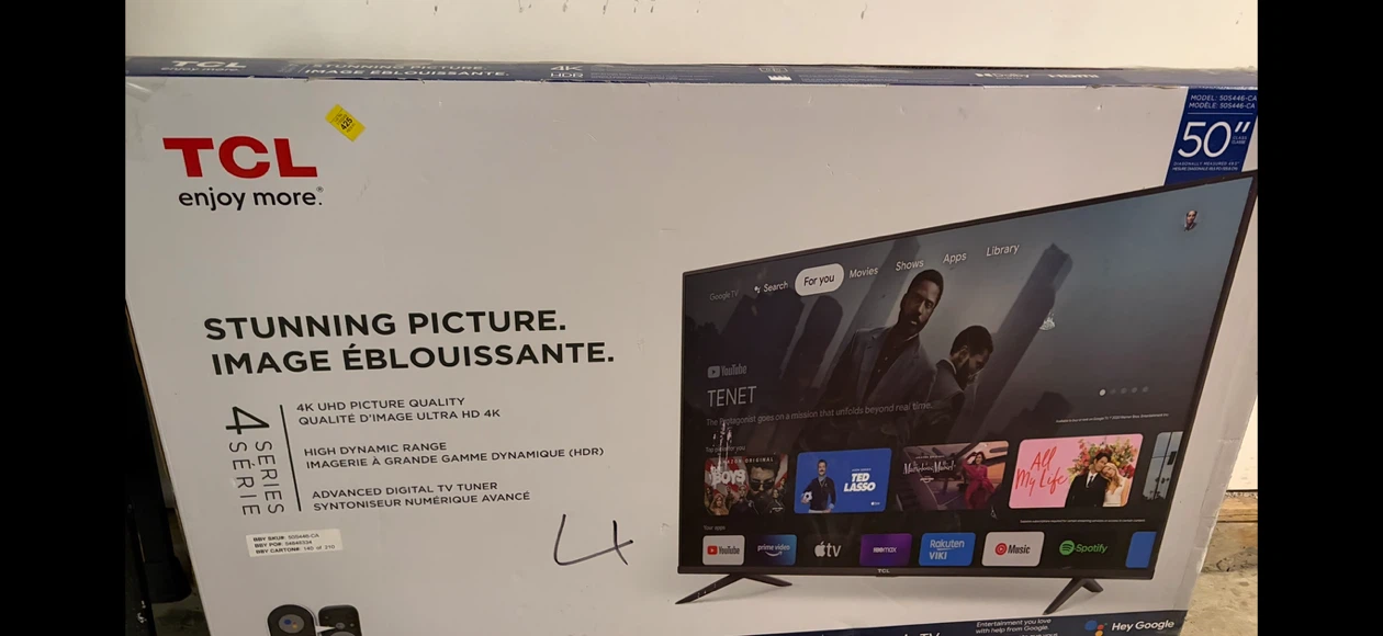 TCL 50" 4 Series 4K UHD Smart TV