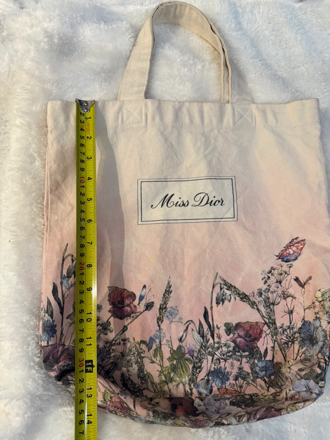 Miss Dior Floral Canvas Tote Bag – Made in Italy