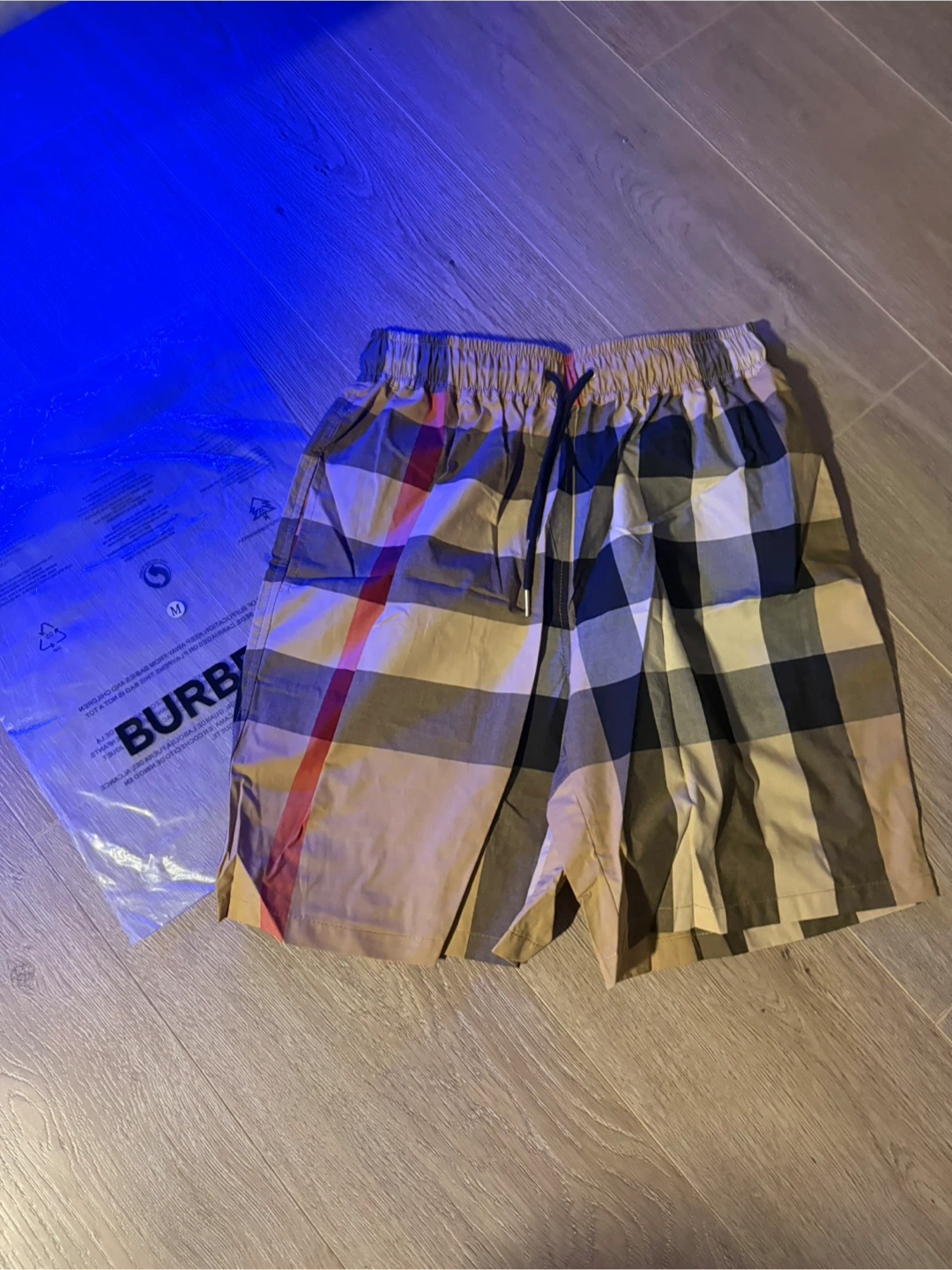 Burberry Check Patterned Shorts