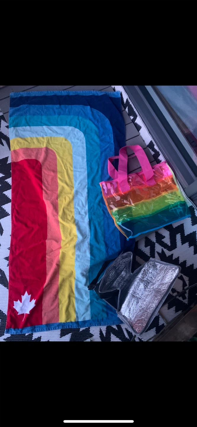 🇨🇦🏳️‍🌈 Fun Shoulder Bag/Beach Towel/Cooler Bag