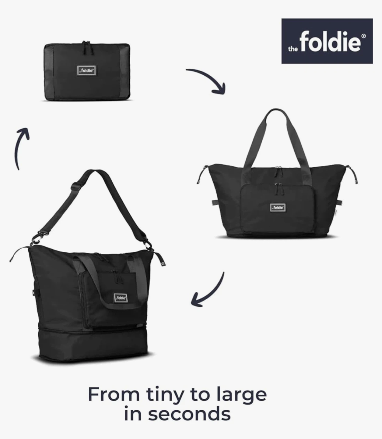 The Foldie Expandable Travel Bag