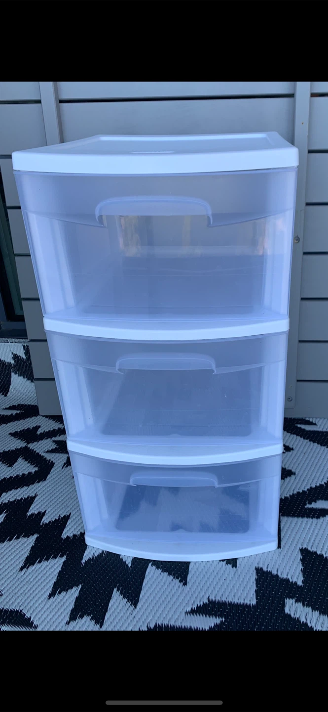 #1️⃣ STERILITE 3-Drawer Unit