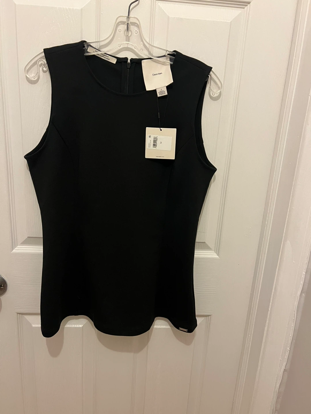Calvin Klein Black Sleeveless Top - Size M