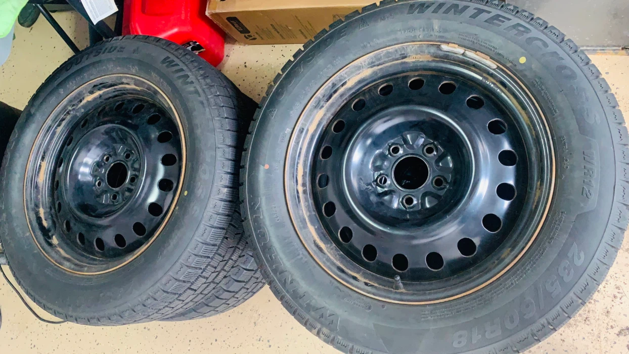 Set of 4 Winter Tires on Rims