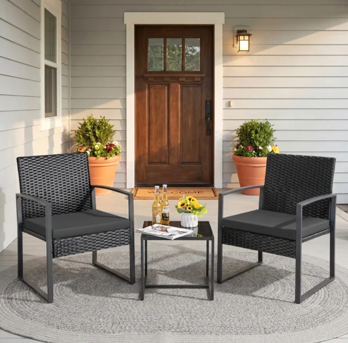 Wicker Patio set with Cushion