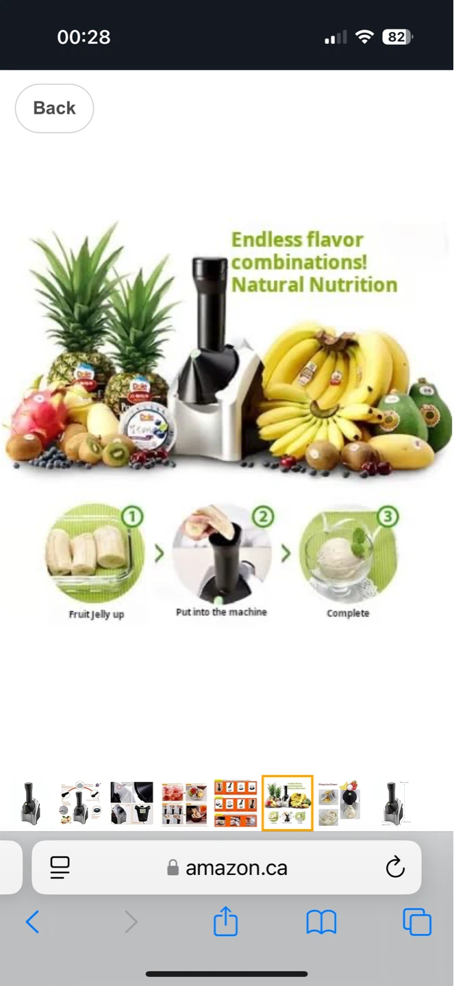 Electric Fruit Ice Cream Making Machine