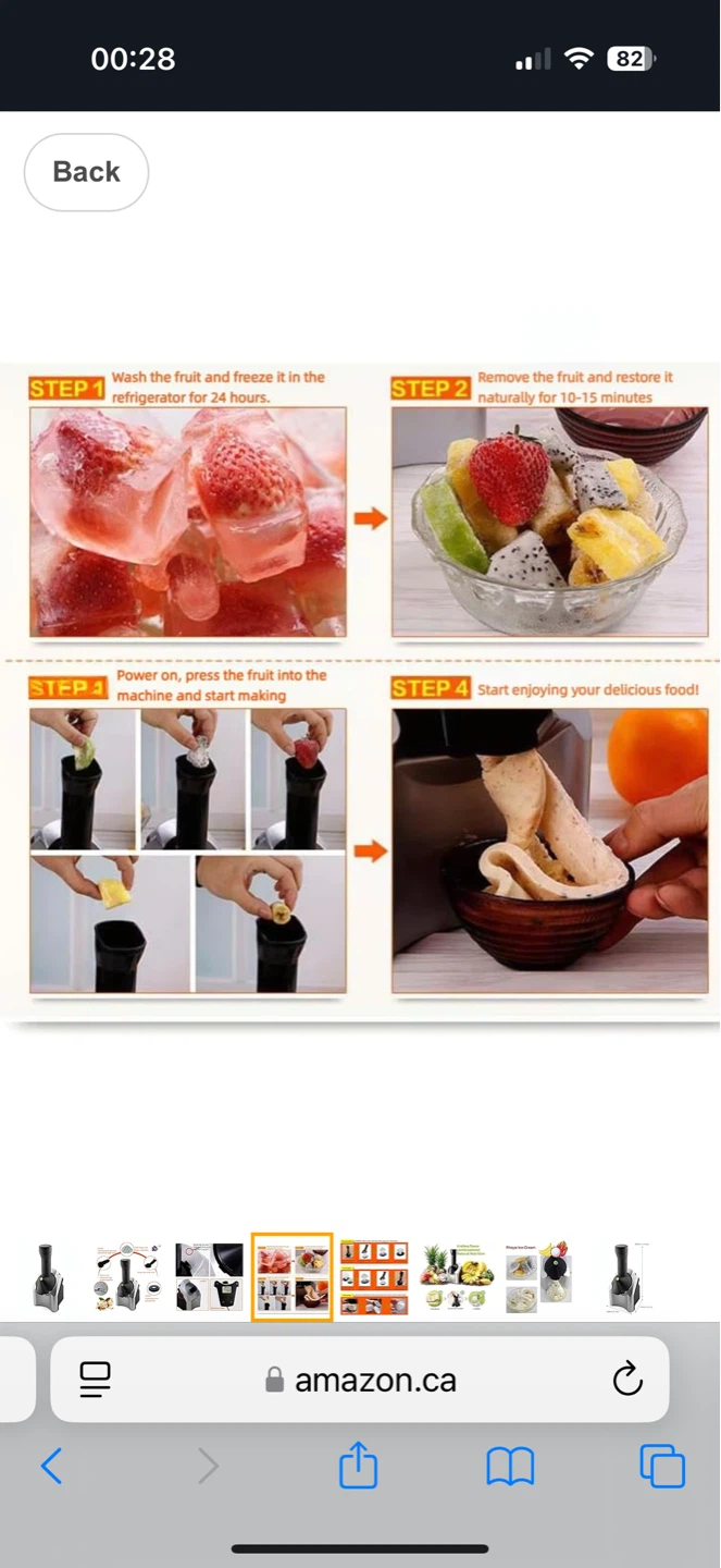 Electric Fruit Ice Cream Making Machine - photo 3