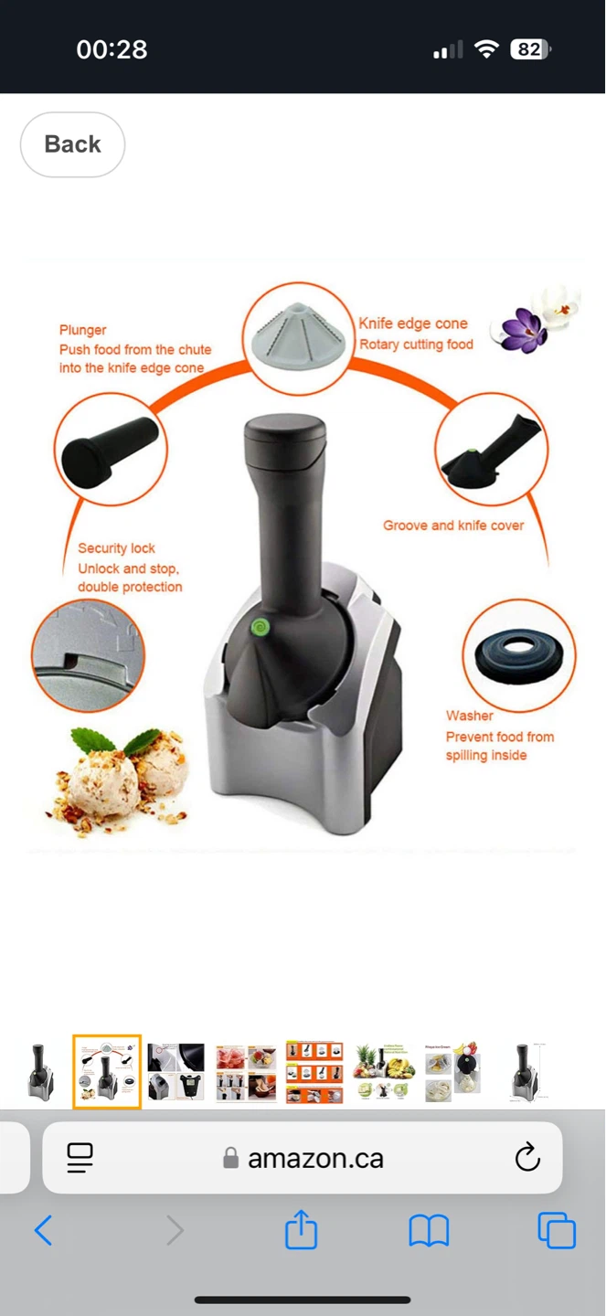 Electric Fruit Ice Cream Making Machine - photo 4