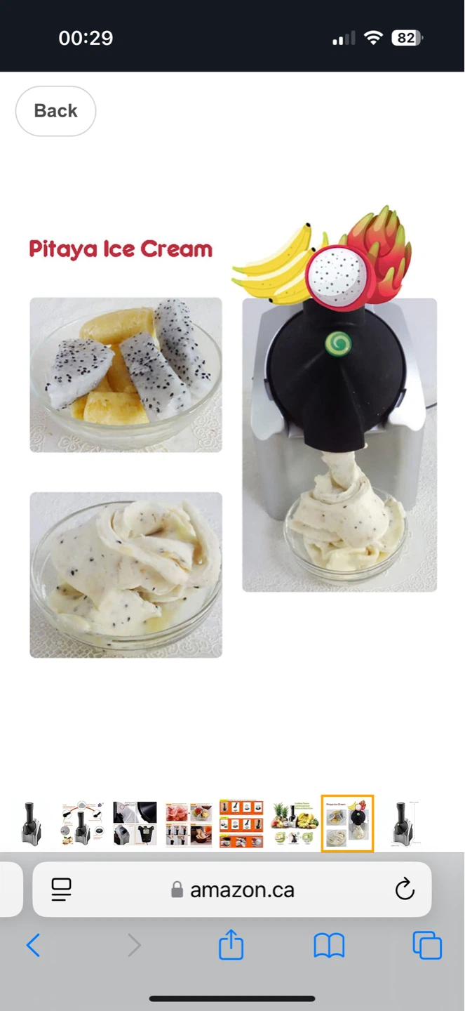 Electric Fruit Ice Cream Making Machine - photo 2