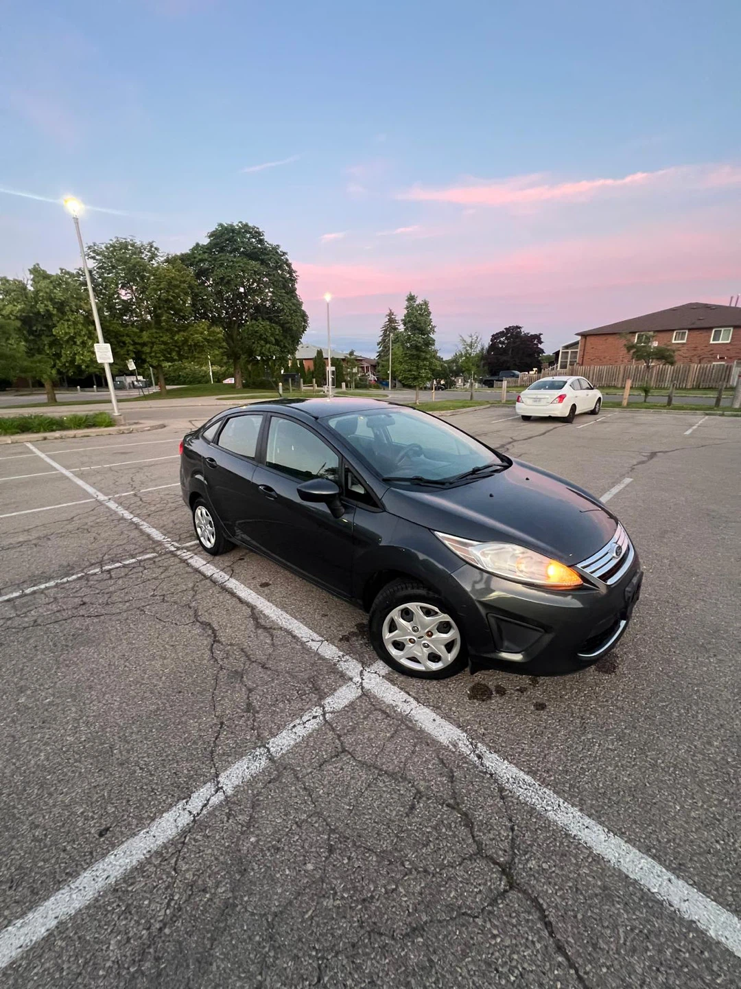 Ford Fiesta Dark Grey 4 Door Sedan