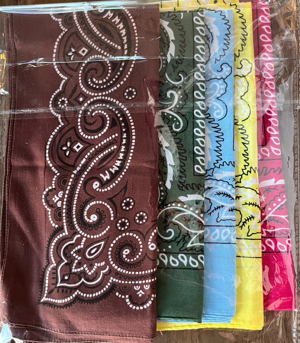 Assorted Paisley 100 % Cotton Bandanas - photo 2