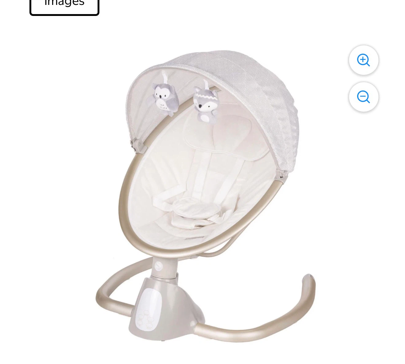 Baby Swing with Canopy and Toys