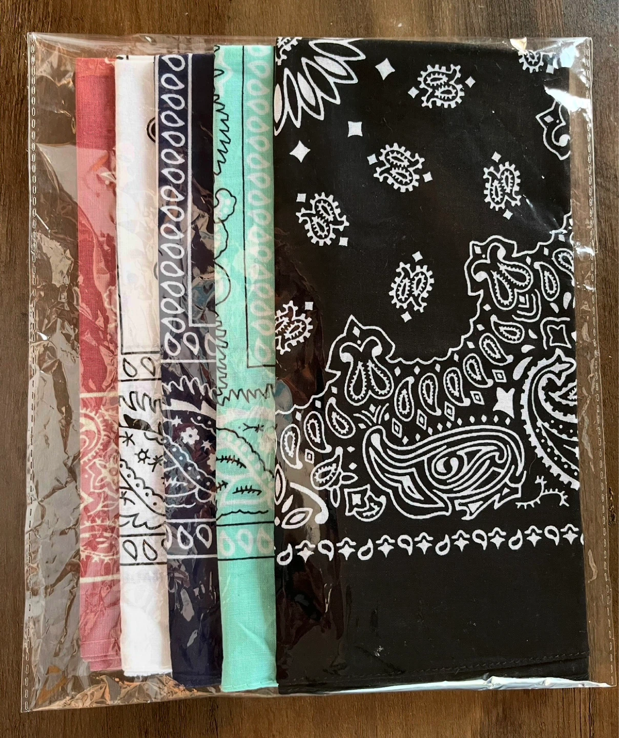 100 % Cotton Bandanas - 5 Pack - photo 2