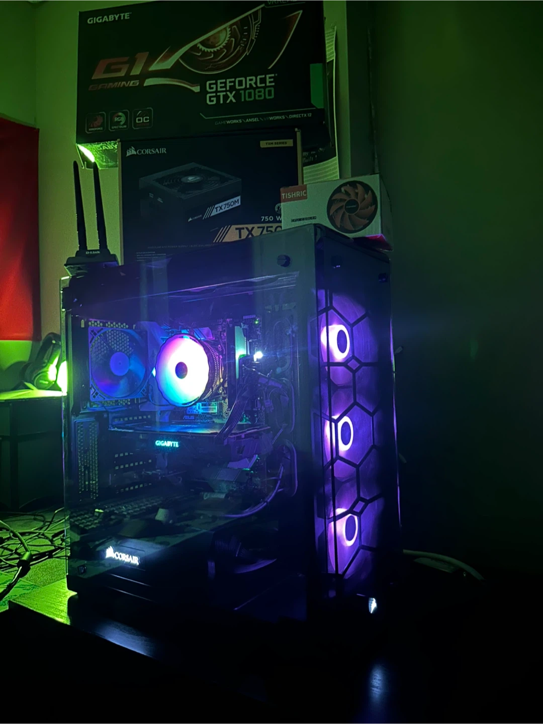9th Gen. RGB GAMING w/ 8GB GPU - 2.2TB ~ All Glass Built ! - photo 2