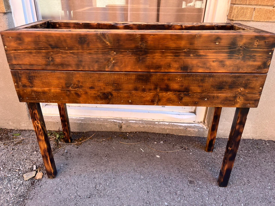 Wooden Raised Planter Box