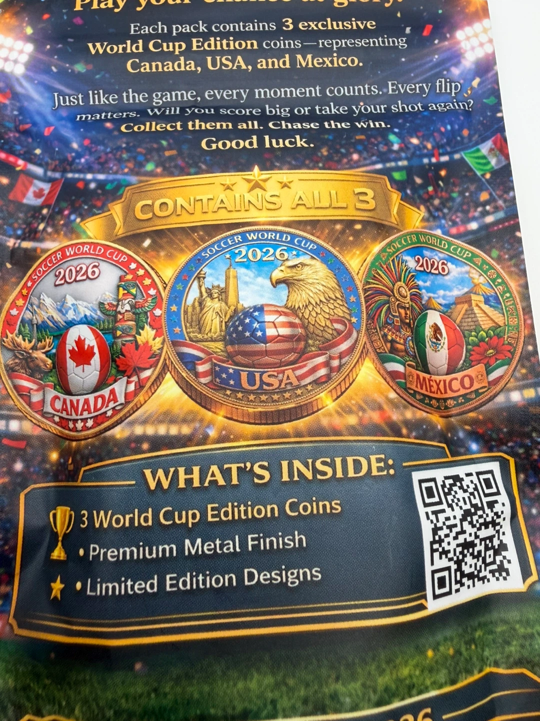 2 sets of World Cup 2026 Edition Coins - 3 Pack - photo 5