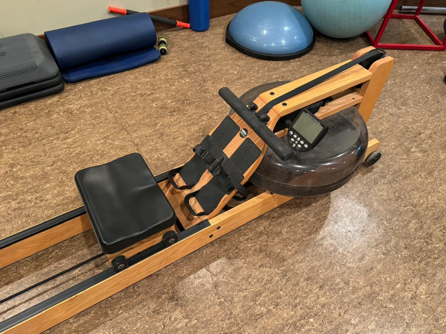 WaterRower Series II Performance Monitor Rowing Machine