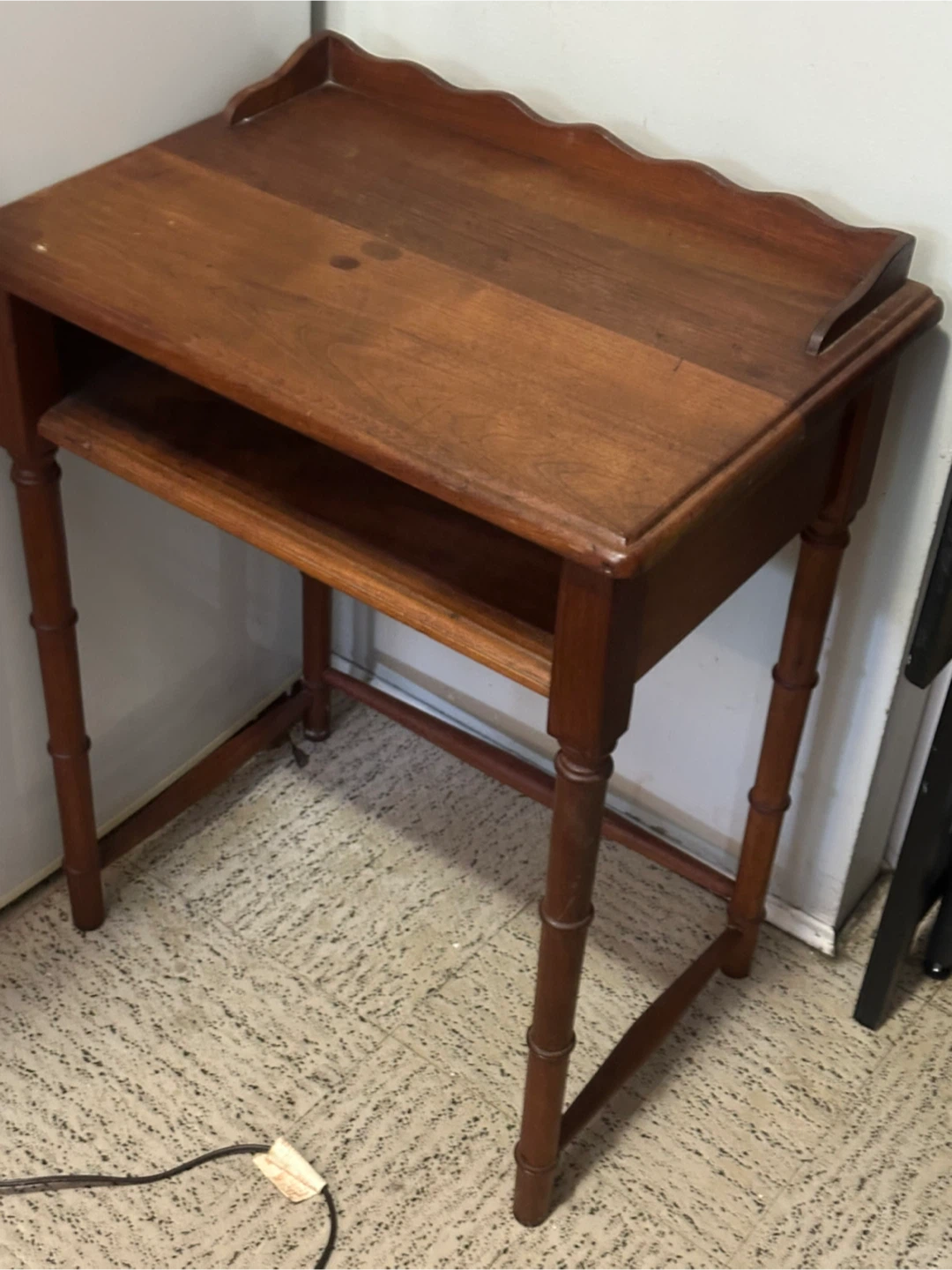 Vintage telephone table