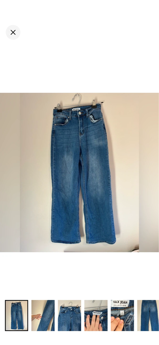 WAX JEAN COLLECTION Blue Denim Jeans Size 5
