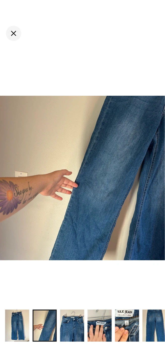 WAX JEAN COLLECTION Blue Denim Jeans Size 5 - photo 2