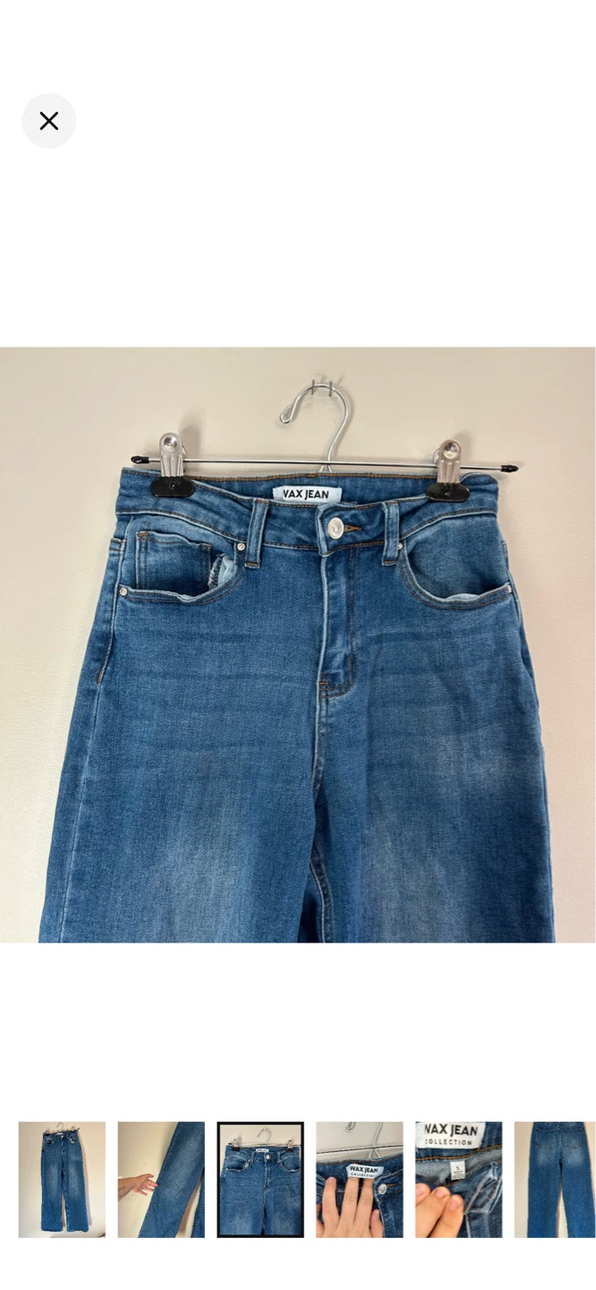 WAX JEAN COLLECTION Blue Denim Jeans Size 5 - photo 3