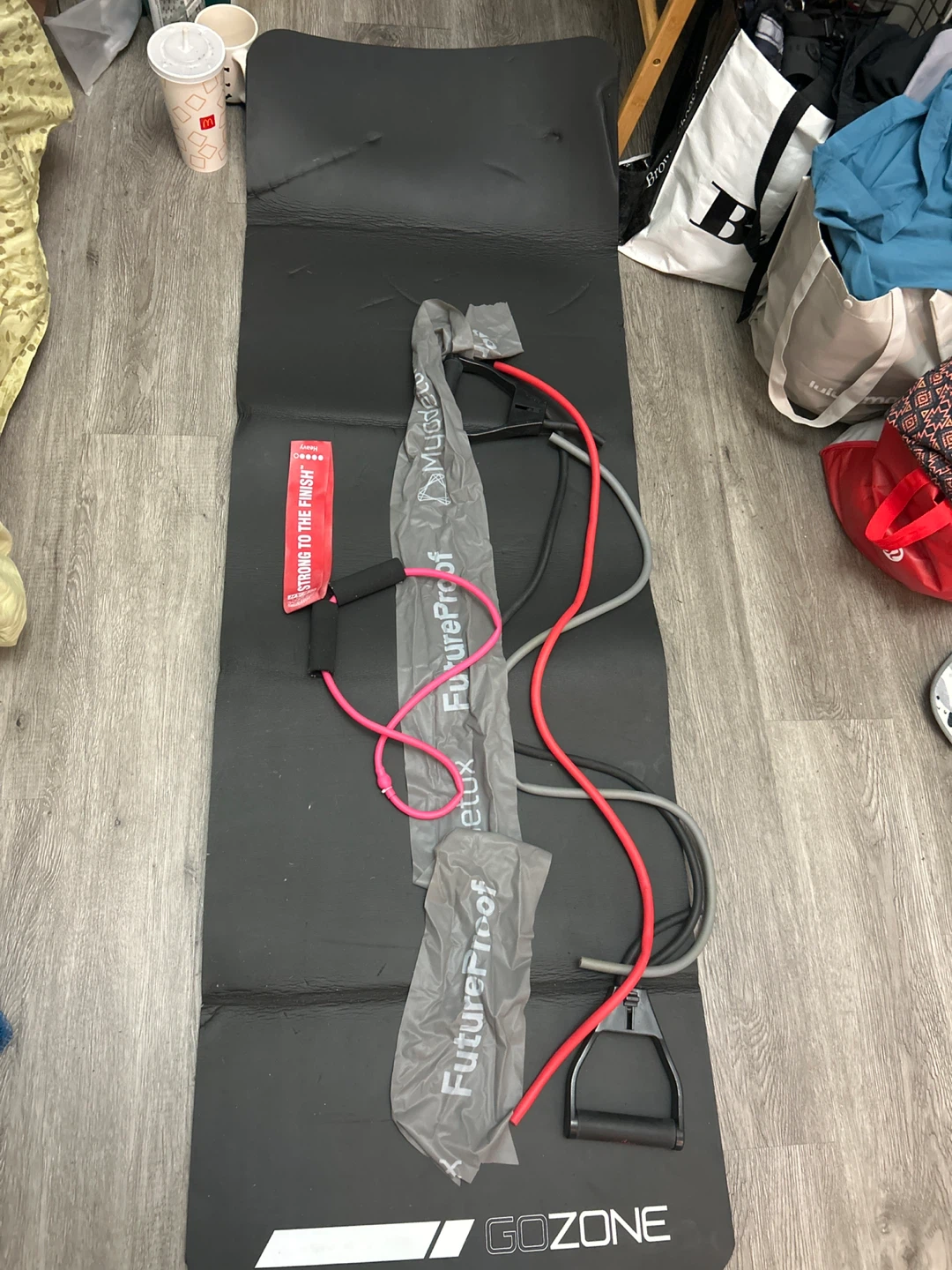 GOZONE Yoga Mat and Resistance Bands from GoodLife