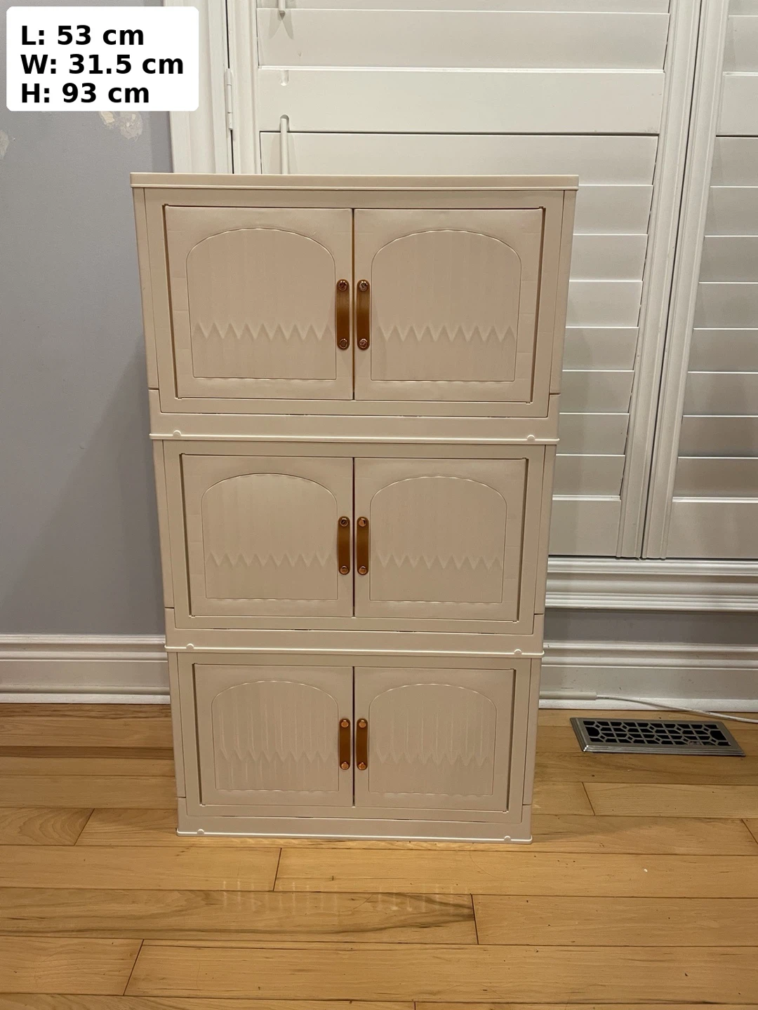 Kids Foldable Toy & Book Storage Cabinet