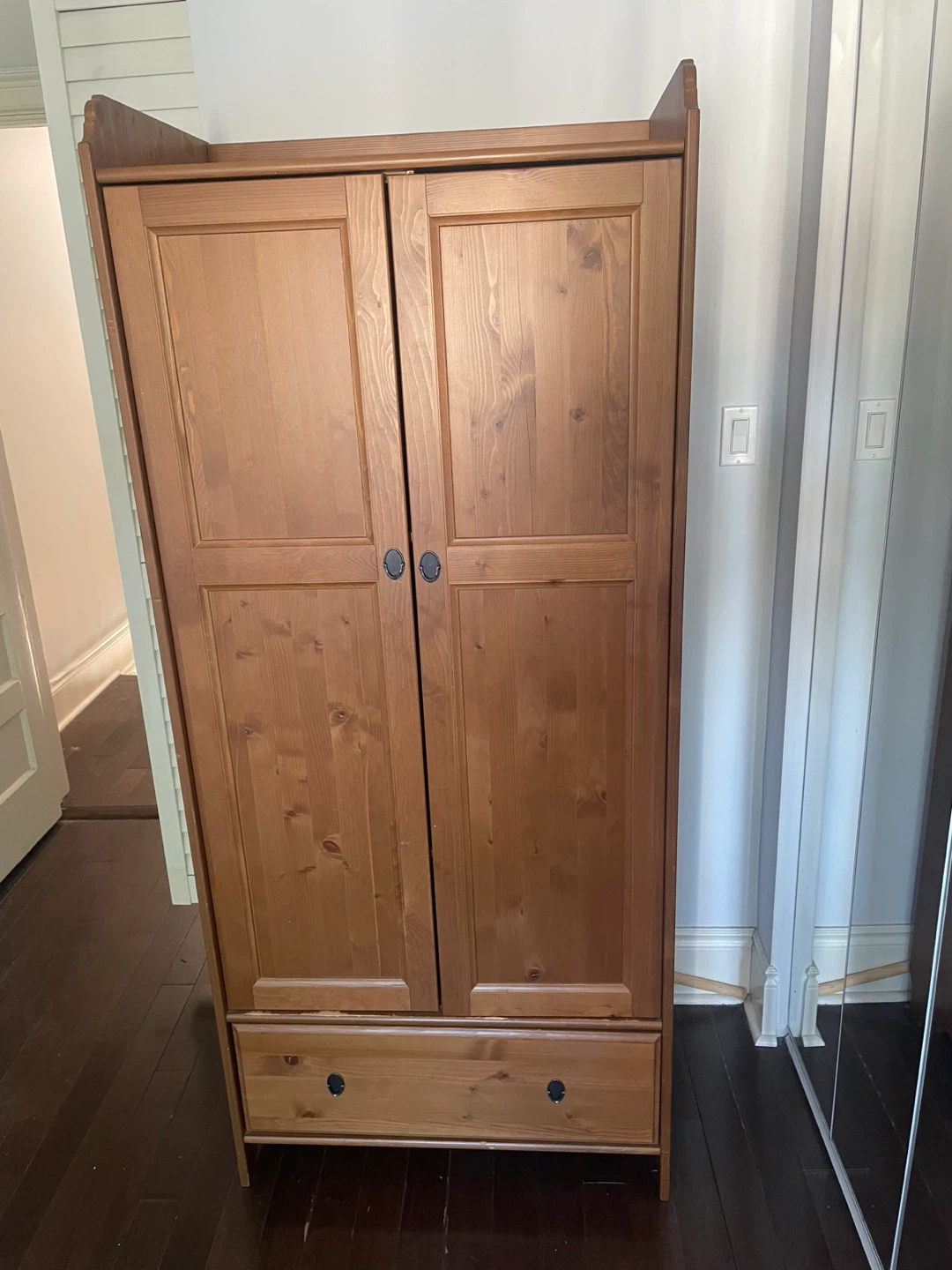 Free - IKEA Leksvig Wooden Armoire