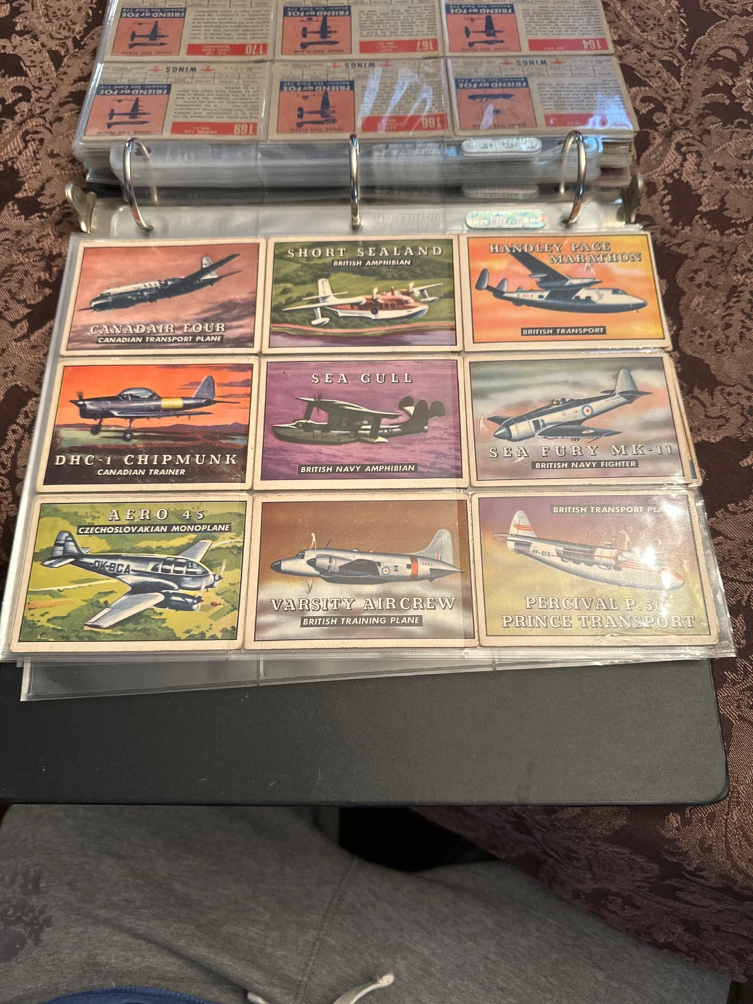 1952 TOPPS Wings cards very rare not 152 of 200 set