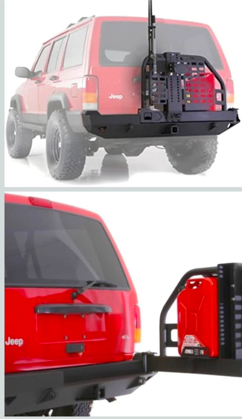 Rear bumpers and tier carriers