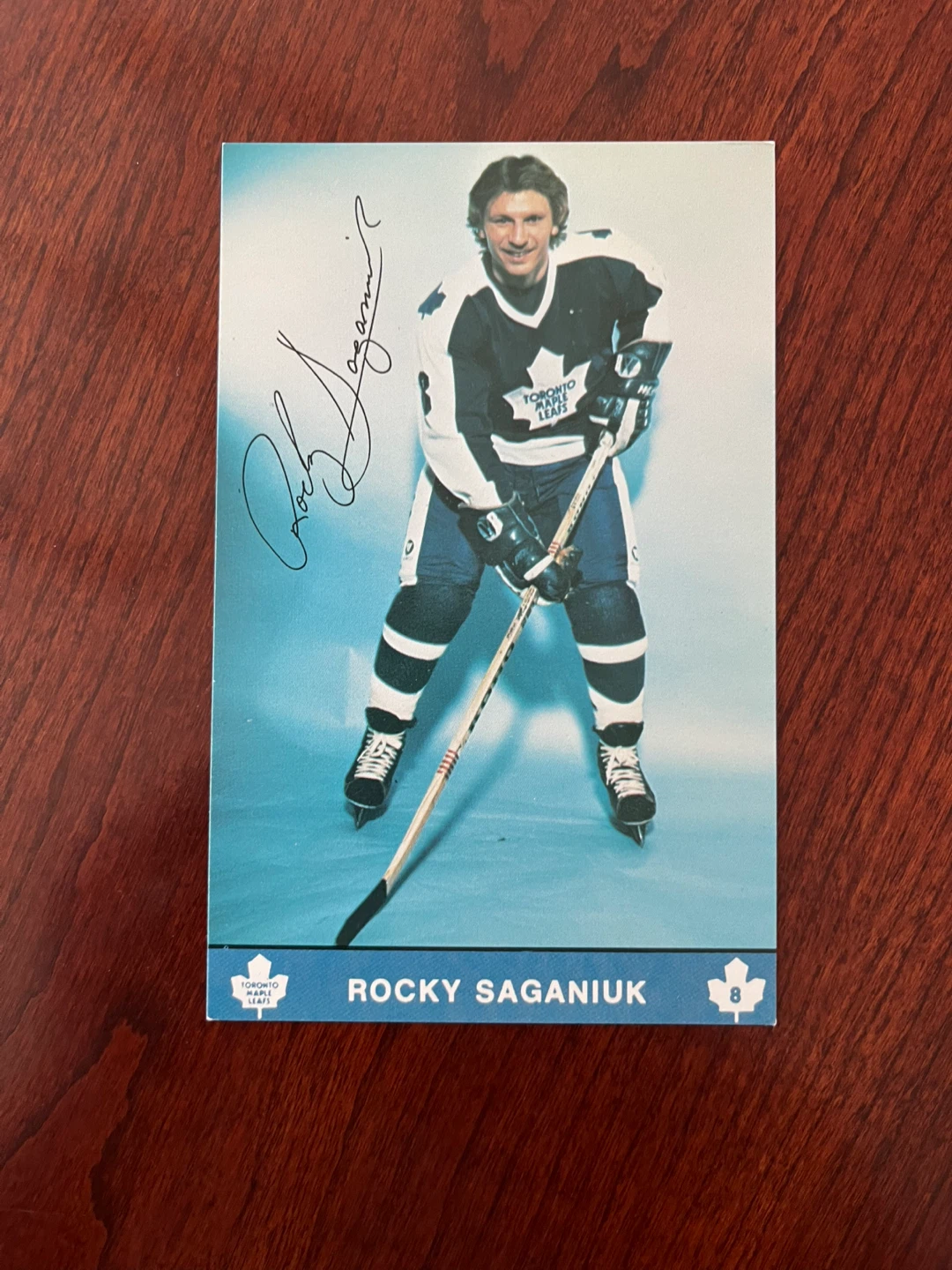 Rocky Saganiuk Autographed Photo
