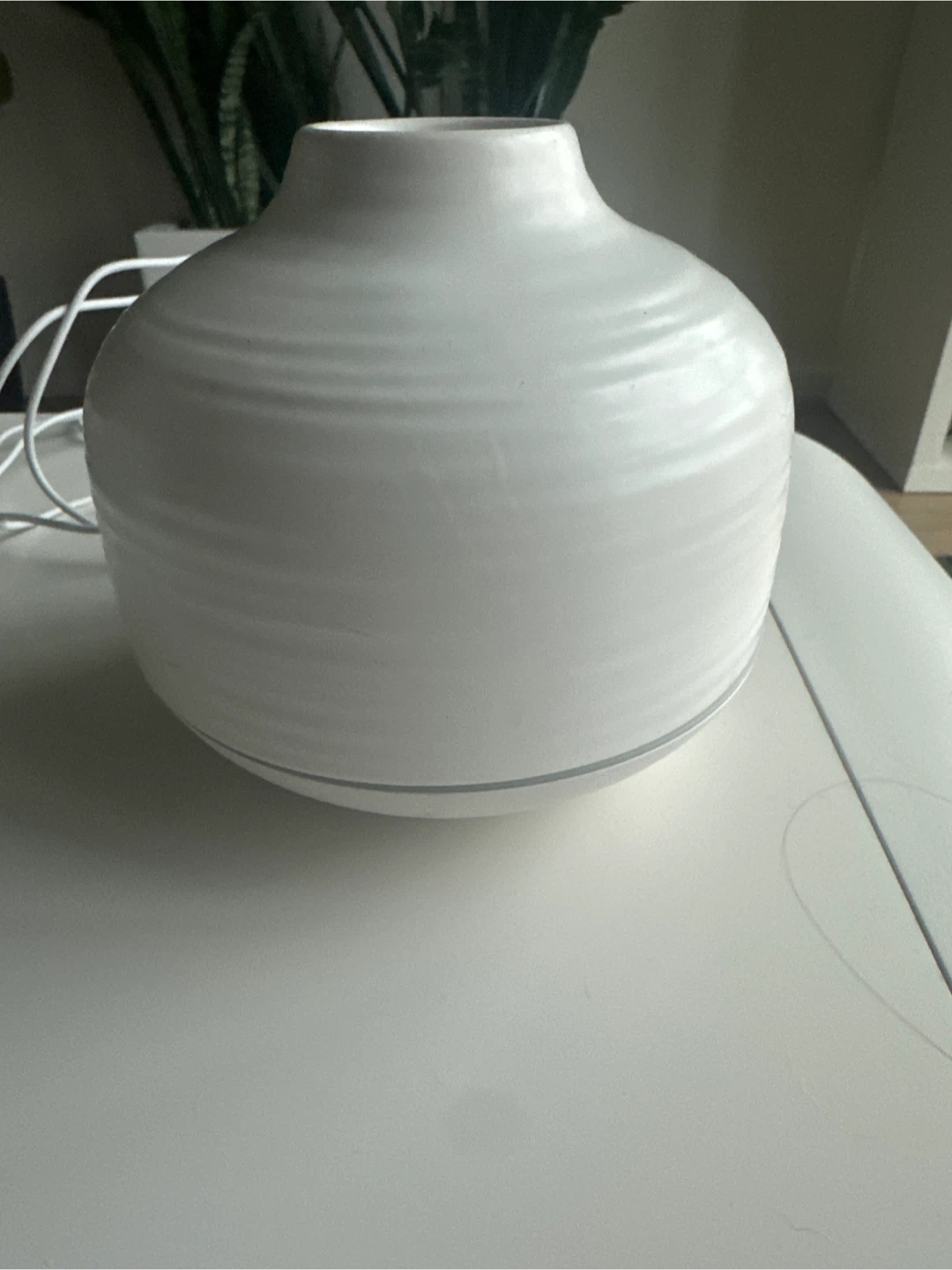 Saje White Ceramic Essential Oil Diffuser