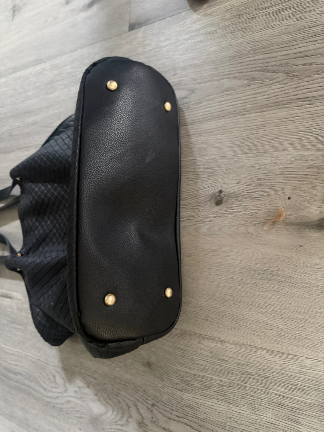Black Quilted Tote Bag - photo 3