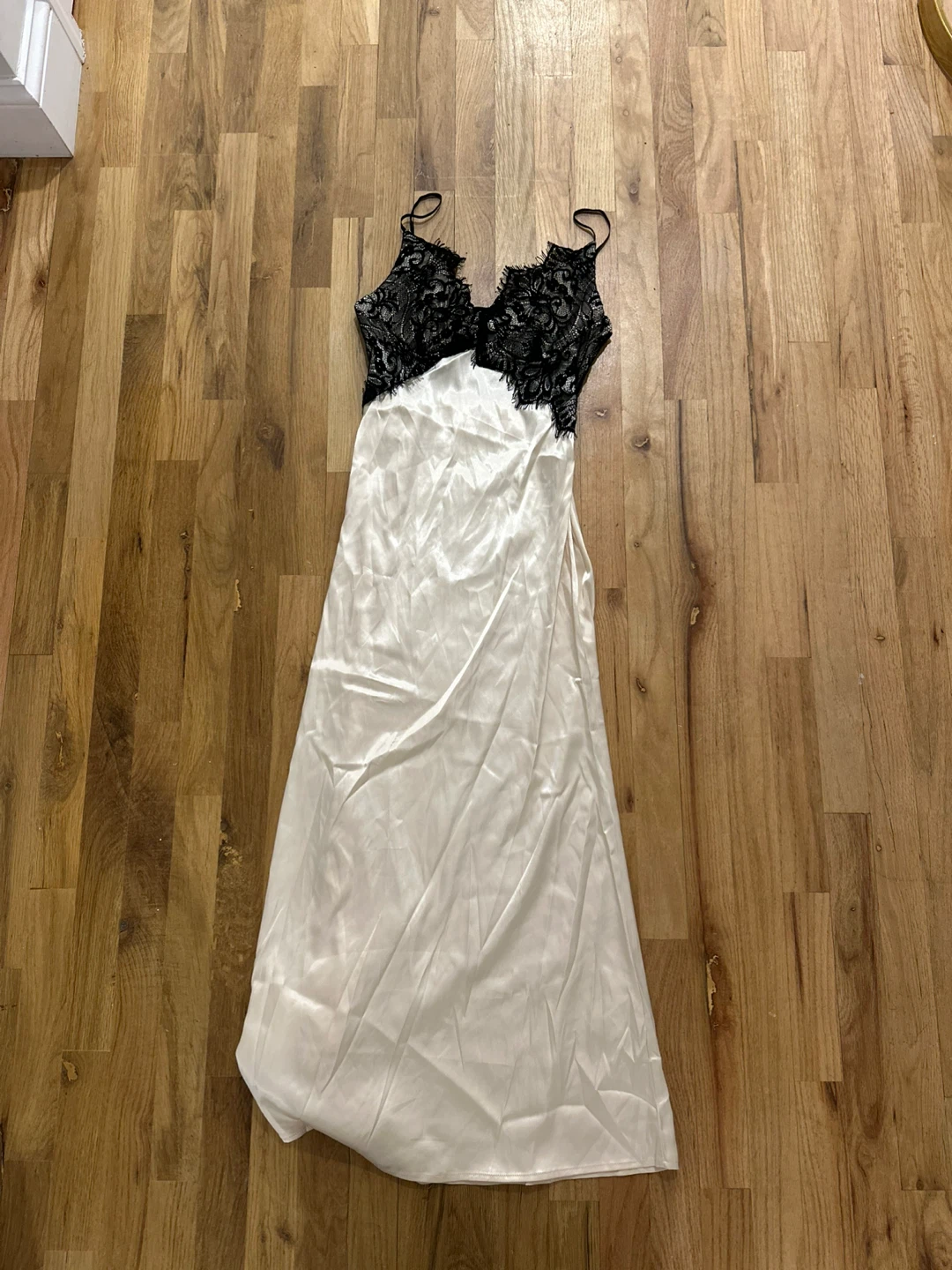 Satin Lace Slip Dress - photo 3