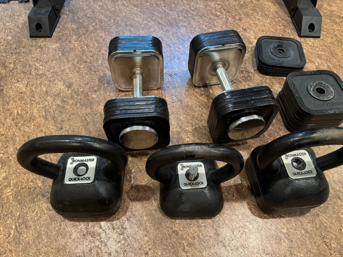 Ironmaster Quick-Lock Dumbbells & Kettlebells