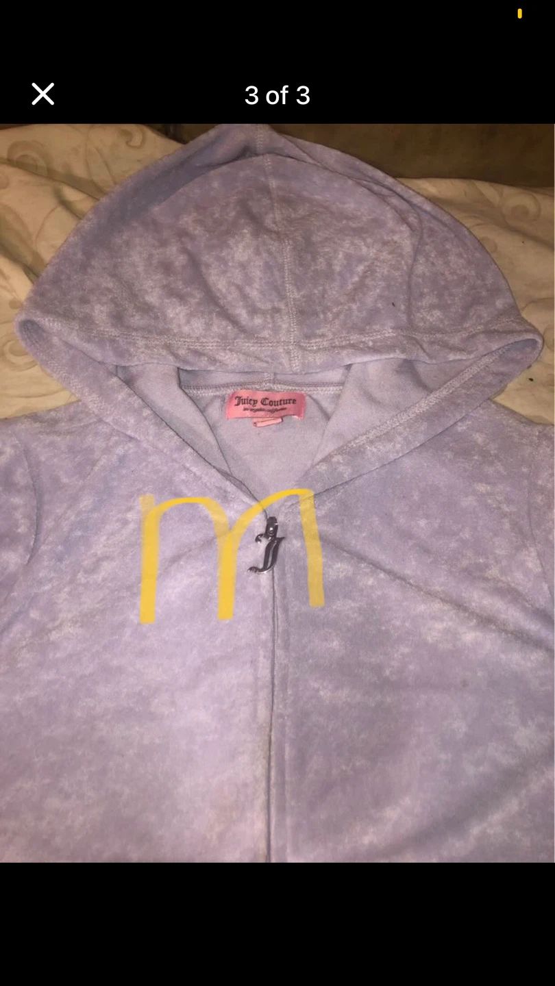 Juicy Couture Velour Zip-Up Hoodie