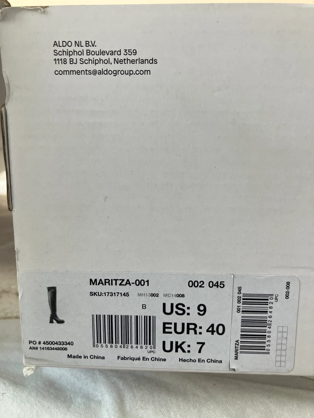 ALDO Maritza-001 Black Over-the-Knee Boots - Size 9 - photo 5