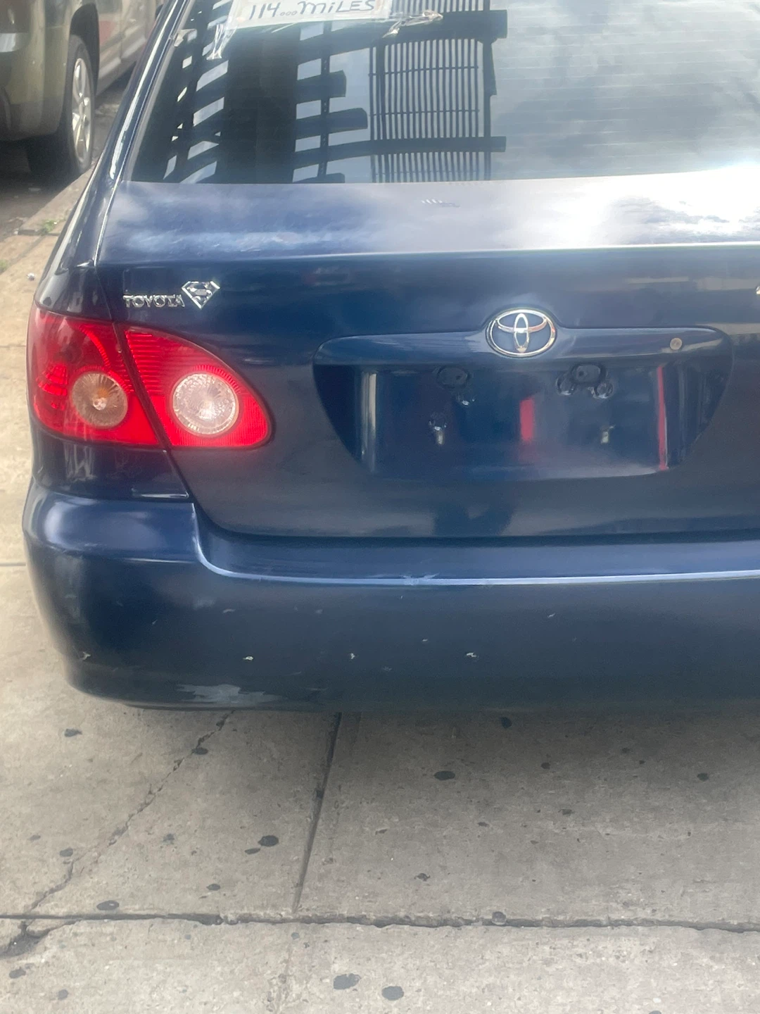 Blue Toyota Sedan