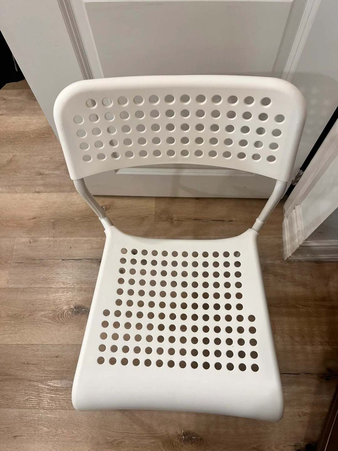 White IKEA Kids Table and Chairs Set - photo 3