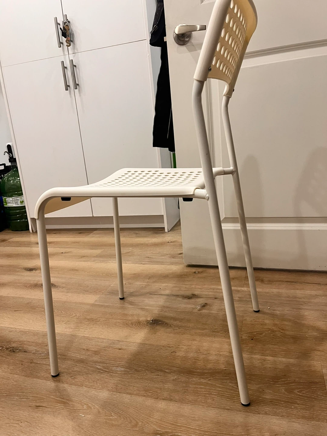 White IKEA Kids Table and Chairs Set - photo 4